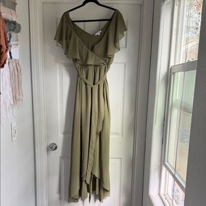 Baltic Born Olive High Low Dress